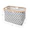 Household Essentials Krush Bamboo Rimmed Basket